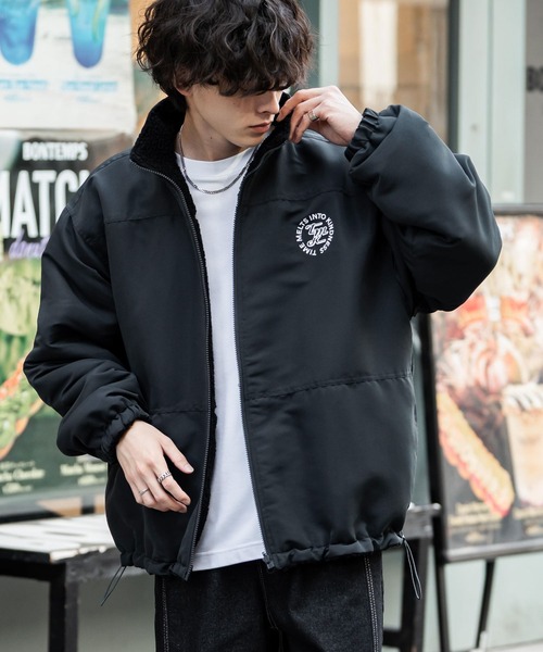 新色追加 2Wayリバーシブル 両A面オーバーサイズワンポイントサークル