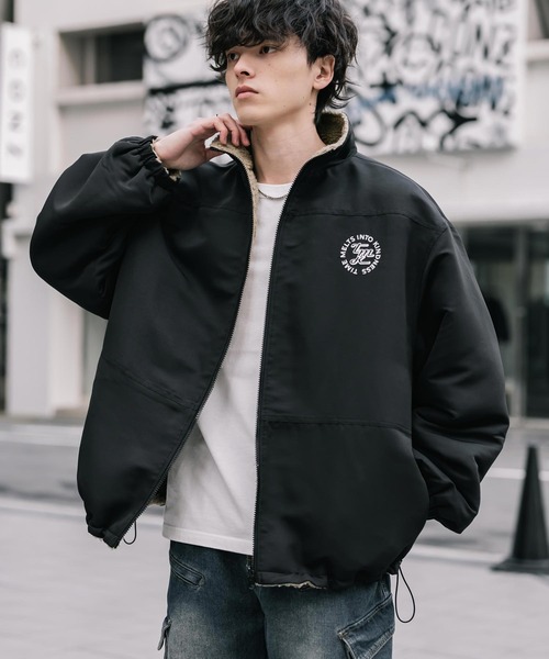 新色追加 2Wayリバーシブル 両A面オーバーサイズワンポイントサークル