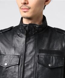 Pretty Green（プリティーグリーン）の「BALFOUR M65タイプ レザー