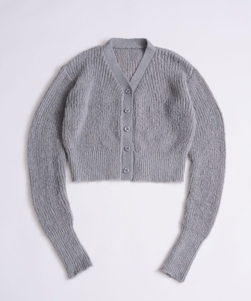 GIUNON（ジウノン）の「mohair touch knit cardigan / モヘアタッチ