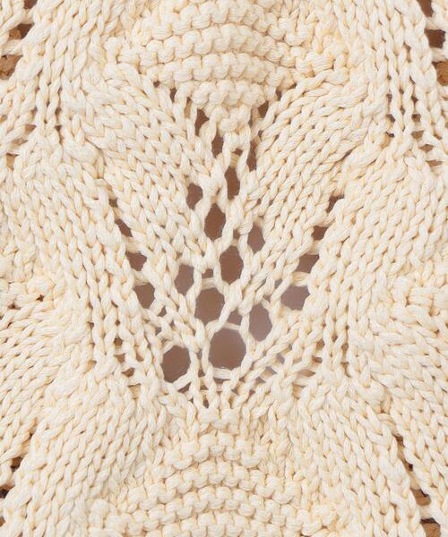 6（ロク）の「＜6(ROKU)＞LILY YARN SUKASHI KNIT CAMISOLE