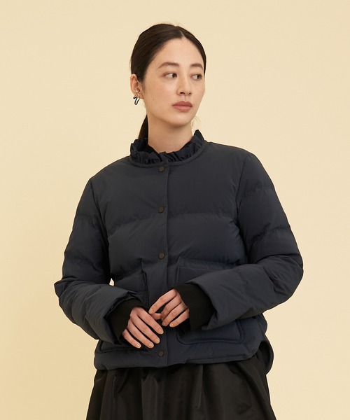 LANVIN en Bleu（ランバンオンブルー）の「フリルカラーパイピング