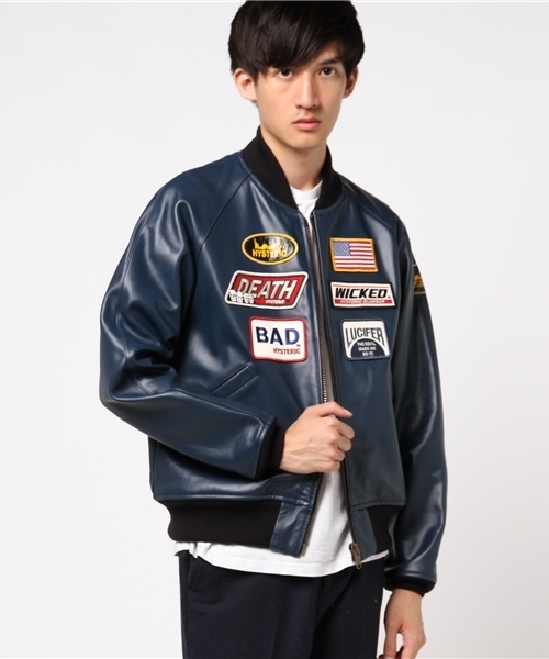 HYSTERIC GLAMOUR（ヒステリックグラマー）の「キップレザーレーシング