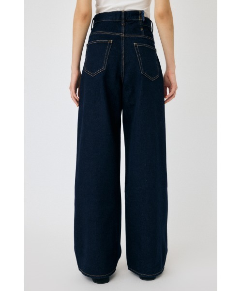 CROSS WAIST WIDE STRAIGHT / クロスウエストワイドストレート（デニム