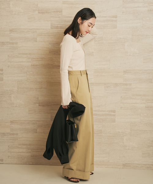 Noil silk Square ニット（ニット/セーター）｜Plage（プラージュ）の