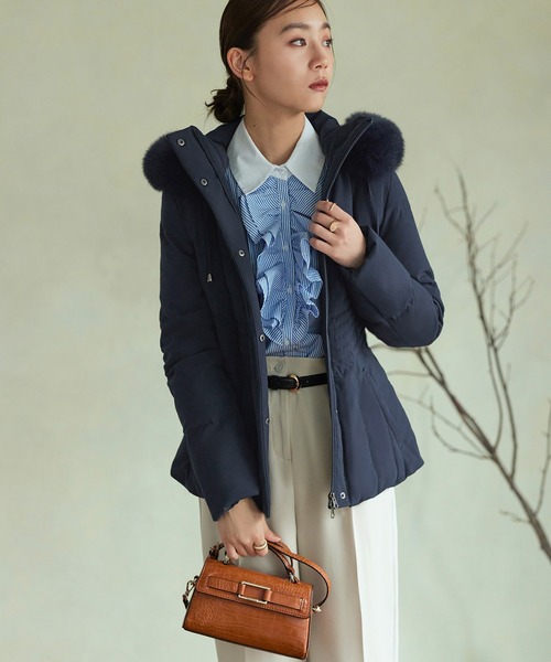 セール】ウエストフィットショートダウンコート ｜ レディース