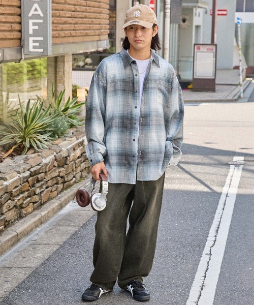 ヴィンテージライクオーバーダイワイドデニムパンツ MONO-MART│MONO