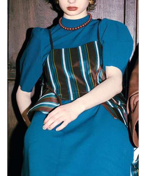 UN3D.（アンスリード）の「マルチストライプキャミソール