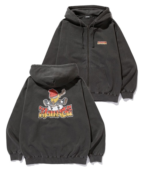 セール】PIGMENTDYE INDY GRAB ZIP HOODED SWEAT SHIRT（パーカー