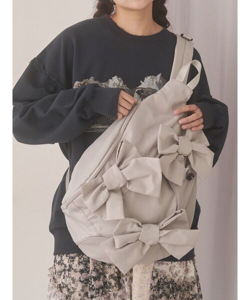 ribbonワンショルダーバッグ（ショルダーバッグ）｜merry jenny