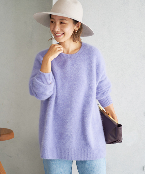 plage（プラージュ）の「Fur Nuance プルオーバー（ニット/セーター