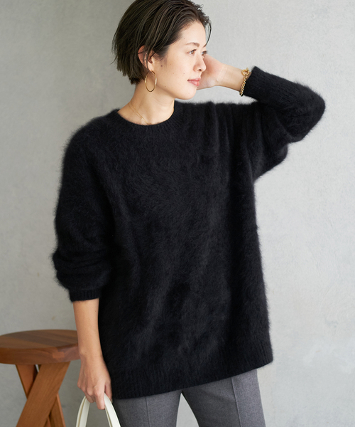 plage（プラージュ）の「Fur Nuance プルオーバー（ニット/セーター