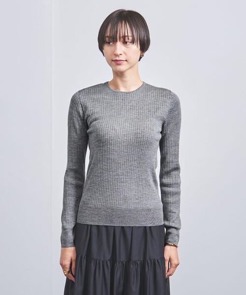 UNITED ARROWS（ユナイテッドアローズ）の「リブ クルーネック ニット