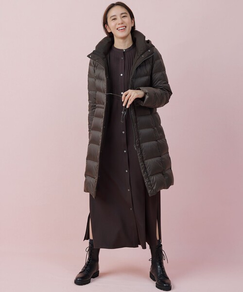 洗える】シレータフタ ロング ダウンコート（ダウンジャケット/コート