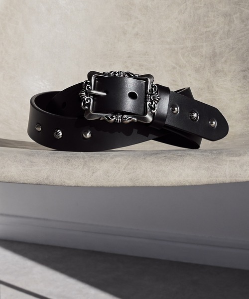 デザインスタッズベルト（ベルト）｜An+u（アンユー）のファッション