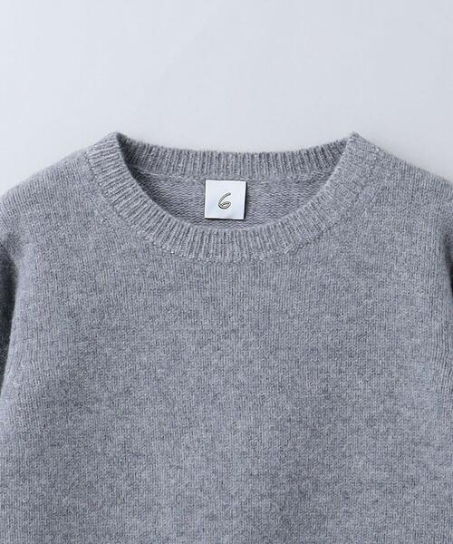 6（ロク）の「＜6(ROKU)＞アルパカ ウール クルーネック プルオーバー