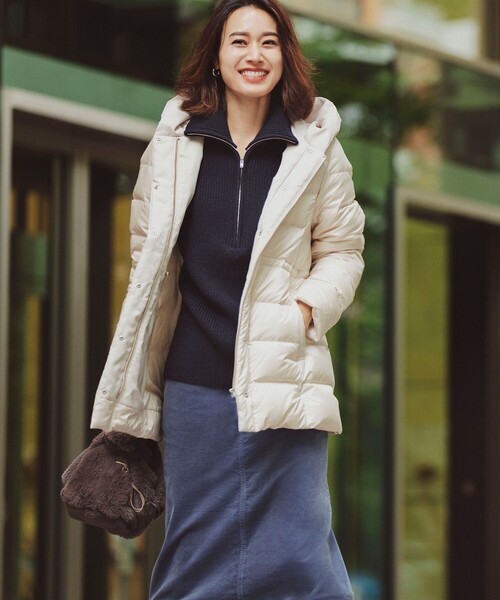 洗える】シレータフタ ショート ダウンコート（ダウンジャケット