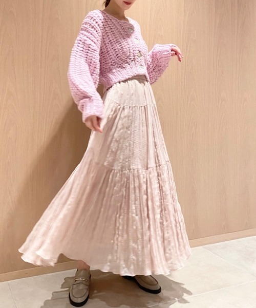 SNIDEL（スナイデル）の「ティアードワッシャープリーツスカート