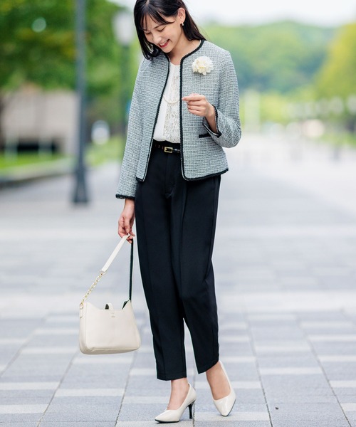 セール】【入卒式/セレモニー】ツイードジャケット4点パンツ