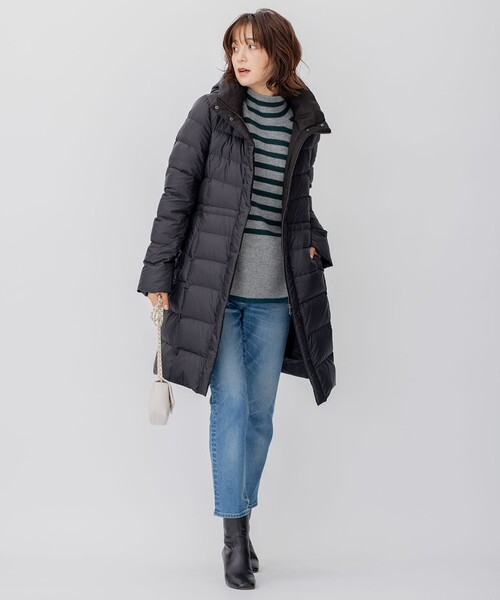 洗える】シレータフタ ロング ダウンコート（ダウンジャケット/コート