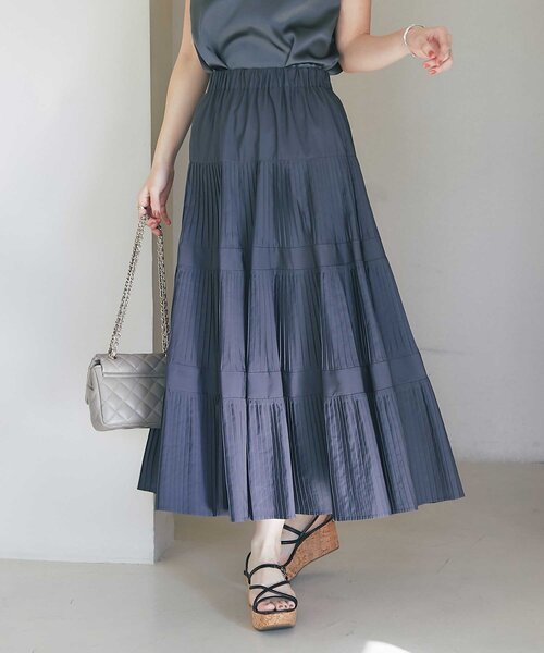 セール】【新サイズ登場！3サイズ展開あり】3段ティアードスカート2