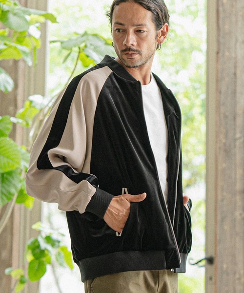 CAMBIO（カンビオ）の「mj9514- オーバーサイズベロアスカジャン