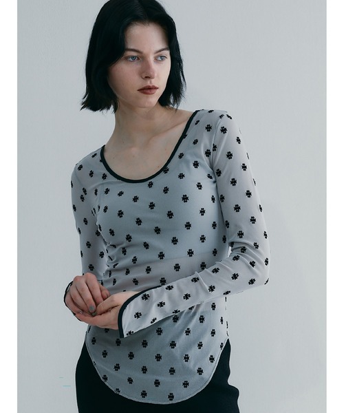 SORIN（ソリン ）の「SWAN LAKE U-NECK TOP/スワンレイク Uネック