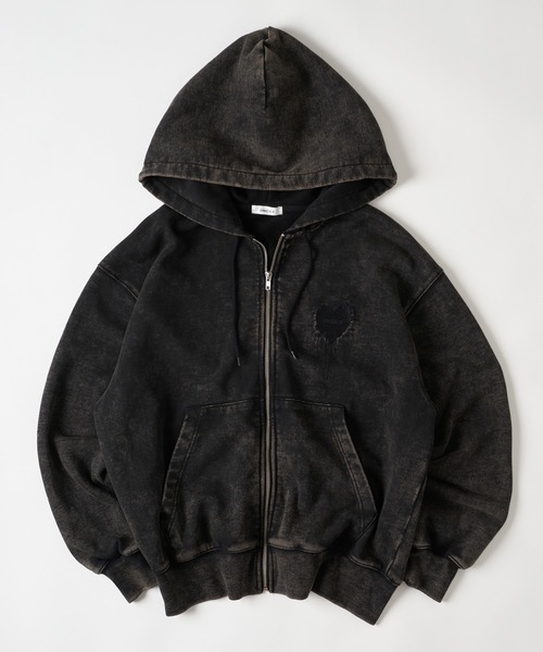 HEART LOGO FULL-ZIP HOODIE / ハートロゴフルジップフーディ