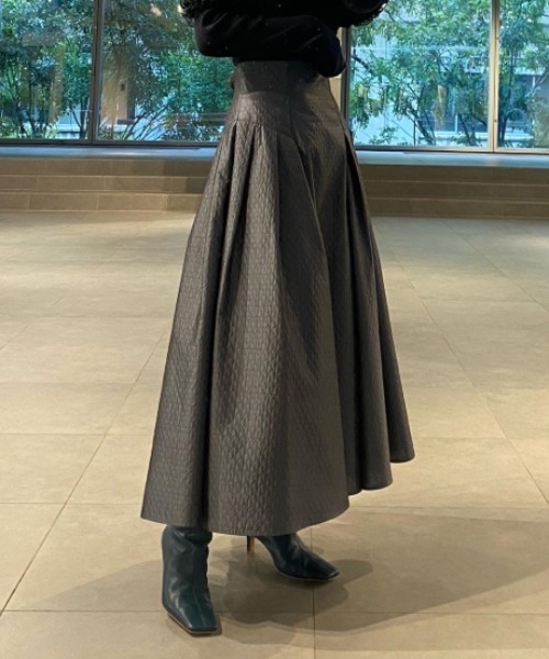 FRAY I.D（フレイアイディー）の「キルティングジャガードフレア