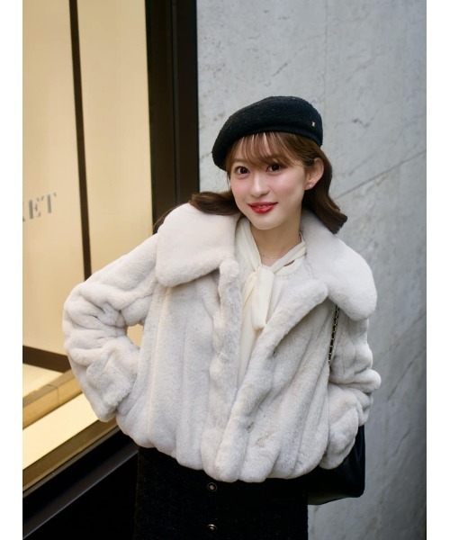 Winter Love Faux Fur Coat（その他アウター）｜Her lip to（ハー
