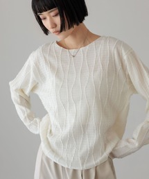 LOWRYS FARM（ローリーズファーム）の「daymeジャガードブラウス