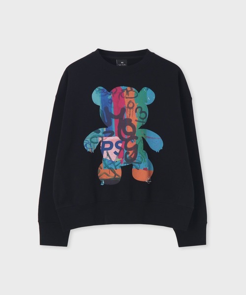 ウィメンズ 'Graffiti Bear' スウェット / 165429 J349（Tシャツ