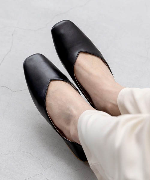 セール】【 新色追加 】 踵を折っても履ける 2WAY クッションVカット