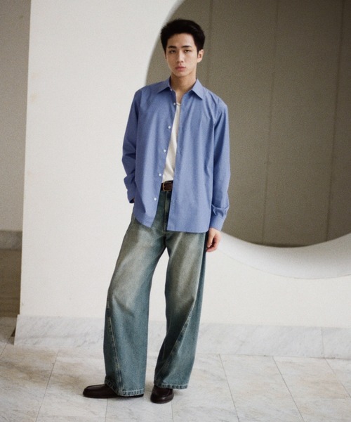 MICRO SPAN BASIC DRESS SHIRT（シャツ/ブラウス）｜WYM LIDNM（ウィム