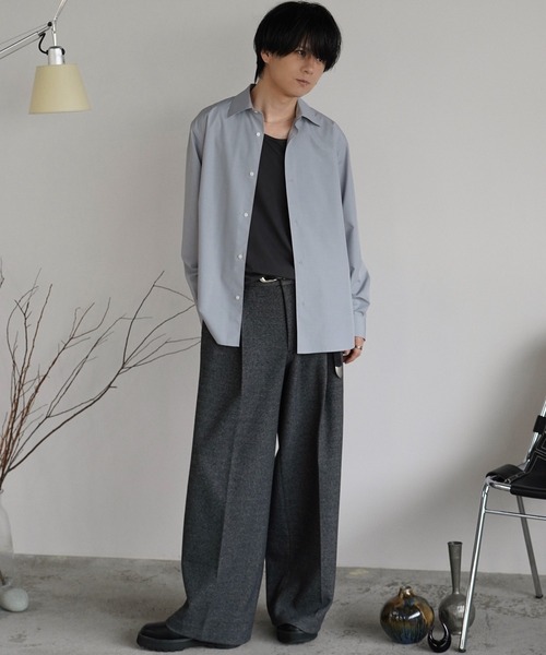 MICRO SPAN BASIC DRESS SHIRT（シャツ/ブラウス）｜WYM LIDNM（ウィム