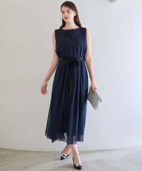 セール】【APPLAUDIR】グロッシーオーガンザ ドレス（ドレス）｜23区