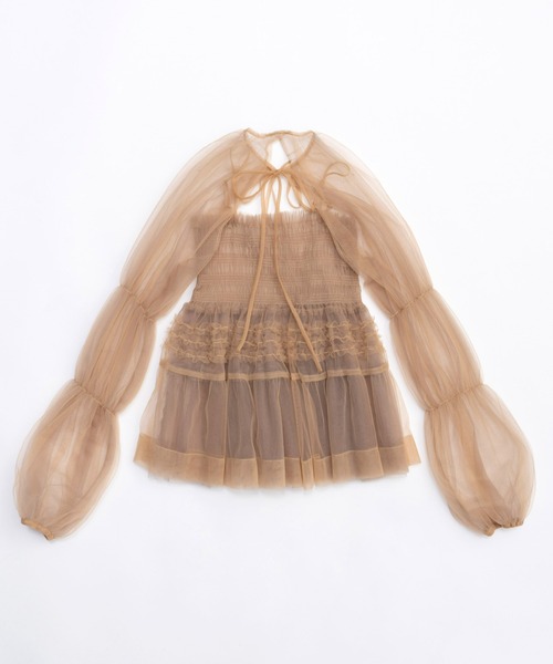 MAISON SPECIAL（メゾンスペシャル）の「Tulle Camisole Bolero