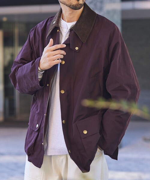 Barbour/バブアー 別注 BEDALE OS SLEEVE（ブルゾン）｜Barbour