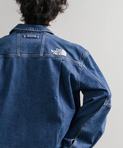 日本未展開モデル WHITE LABEL THE NORTH FACE DENIM TRUCKER JACKET