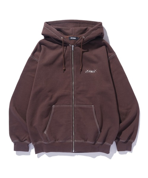XLARGE（エクストララージ）の「RHINESTONE OG ZIP HOODED SWEATSHIRT