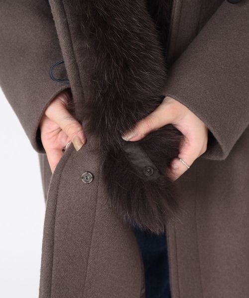 SHIPS（シップス）の「ファーダッフルコート◇（ダッフルコート）」 - WEAR