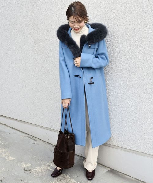 SHIPS（シップス）の「ファーダッフルコート◇（ダッフルコート）」 - WEAR