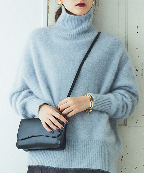 Rouge vif（ルージュヴィフ）の「FOX＆Cashmere タートルニットプル