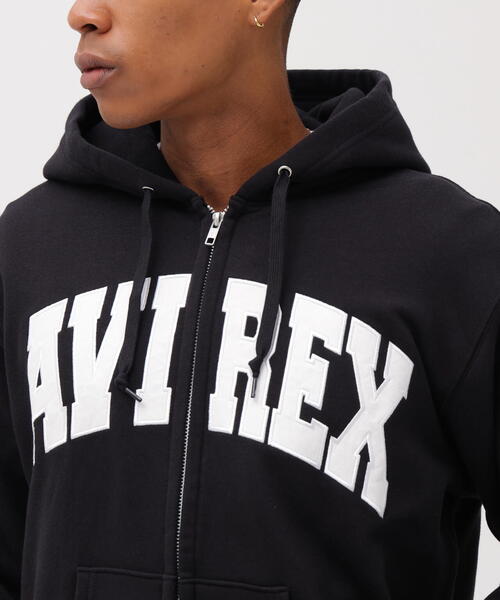 DAILY/デイリー】ZIP UP SWEAT PARKA LOGO / ジップアップ スウェット