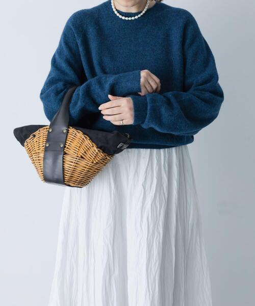 かぐれ（カグレ）の「アルパカクルーネックニット（ニット/セーター