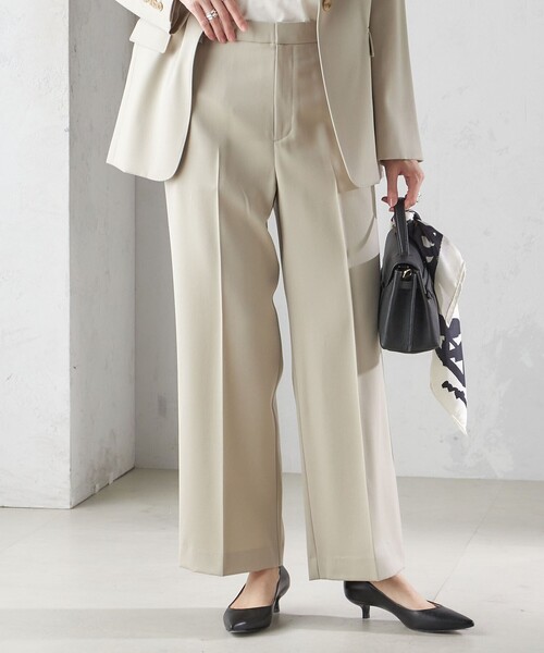 タキシード クロス ストレート パンツ（スラックス）｜SHIPS（シップス