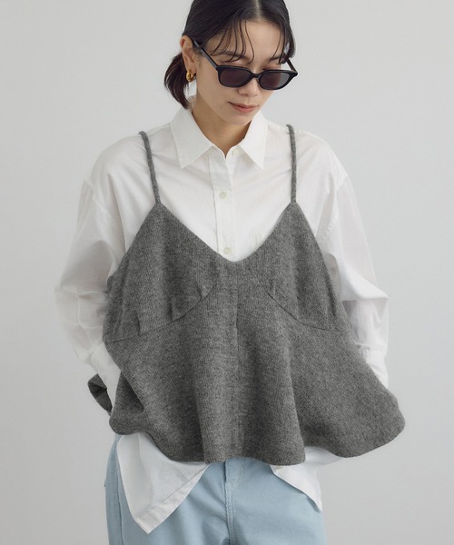 セール】【crinkle crinkle crinkle】ウールミックスランジェリー