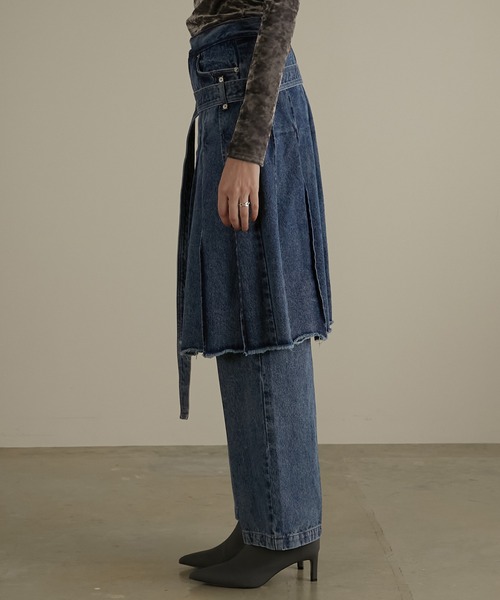 PRANK PROJECT（プランクプロジェクト）の「プリーツラップデニム