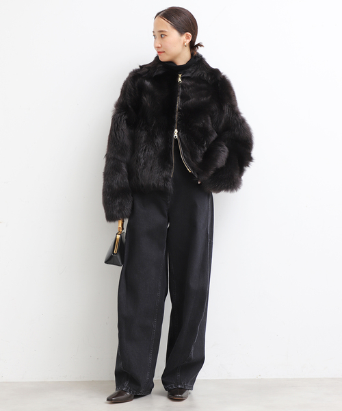 tibi（ティビ）の「【TIBI /ティビ】 BLACK DENIM SID JEAN PETITE