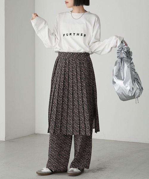 forksy.】ラッププリーツスカートセットパンツ forksy.│MONO-MART